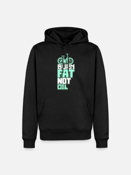 Bicycle environmental protection climate protection - Men’s Premium Organic Hoodie - black