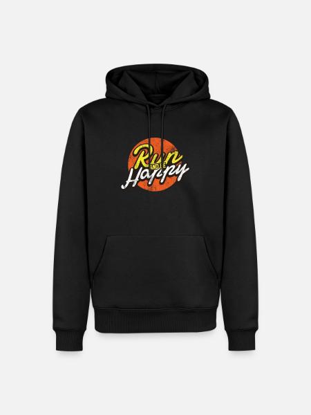 Running runner sport - Men’s Premium Organic Hoodie - black