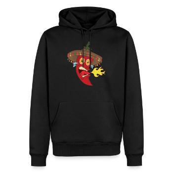 Chilli Kochen Koch - Männer Premium Bio Hoodie - Schwarz - Vorne - Nico (187cm)
