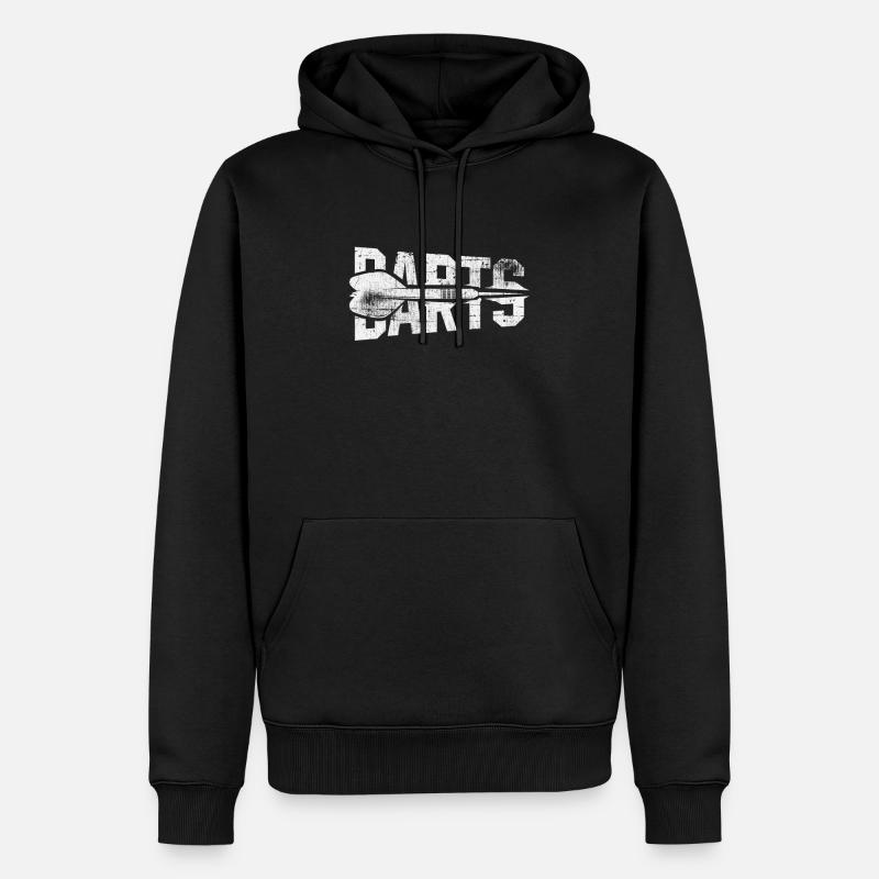 Fléchettes fléchettes - Sweat à capuche Premium bio Homme - noir