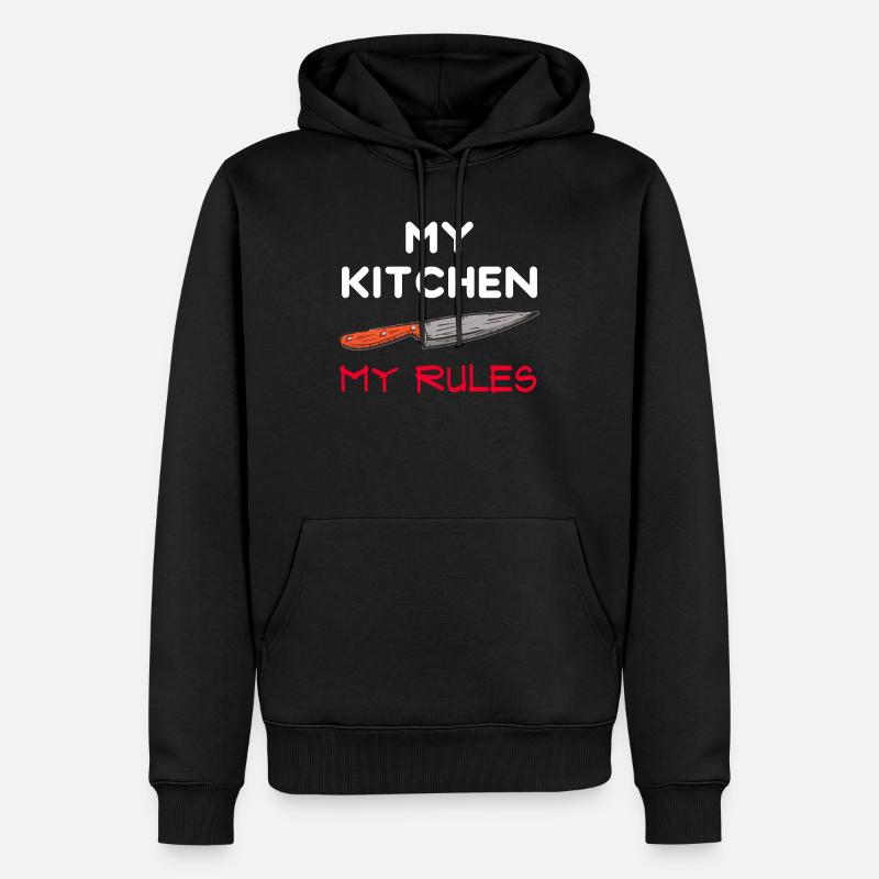 Cuisine - Cuisinier - Cuisine - Chef - Sweat à capuche Premium bio Homme - noir