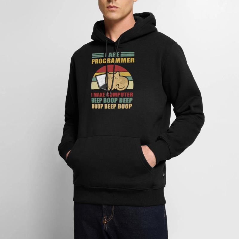 Programmer Gift Admin Computer Computer Computer Scientist Men’s Premium Organic Hoodie