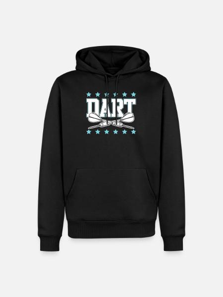 Darts darts logo - Men’s Premium Organic Hoodie - black
