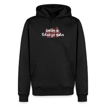 Lieblings Schwiegersohn Geschenk Schwiegersöhne - Männer Premium Bio Hoodie - Schwarz - Vorne - Nico (187cm)