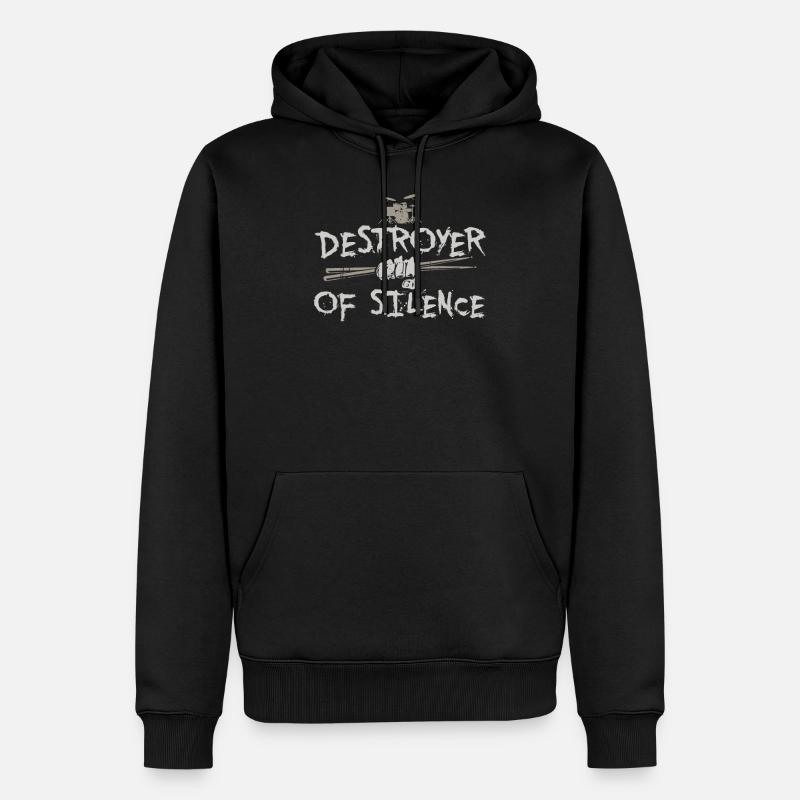 Batteur batteur batteur cadeau batteur - Sweat à capuche Premium bio Homme - noir