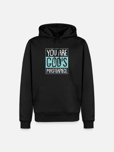 Bible bible verse god saying - Men’s Premium Organic Hoodie - black