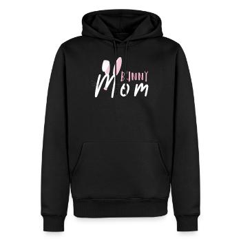 Hasen Kaninchen - Männer Premium Bio Hoodie - Schwarz - Vorne - Nico (187cm)