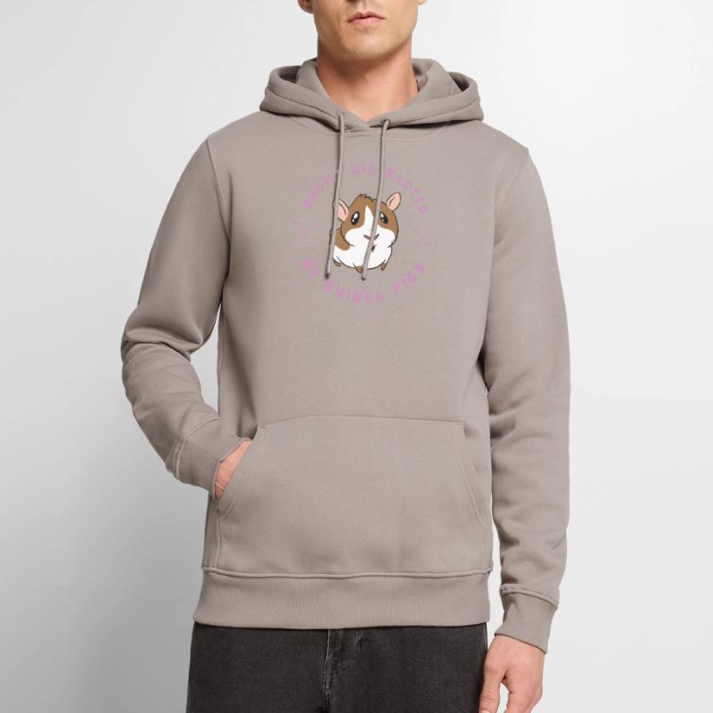 Cochons d'Inde Rosette Cochons d'Inde Sweat à capuche Premium bio Homme