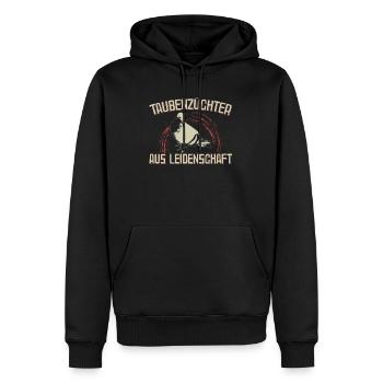 Taubenzüchter Tauben Geschenk | Taube Taubenzucht - Männer Premium Bio Hoodie - Schwarz - Vorne - Nico (187cm)