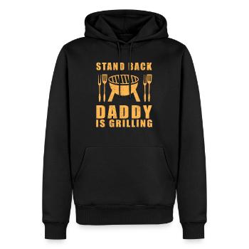 Grillen BBQ Grillparty Griller Papa Geschenk Grill - Männer Premium Bio Hoodie - Schwarz - Vorne - Nico (187cm)