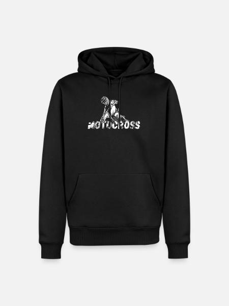 Motocross Design Enduro / Geschenkidee / MX - Männer Premium Bio Hoodie - Schwarz