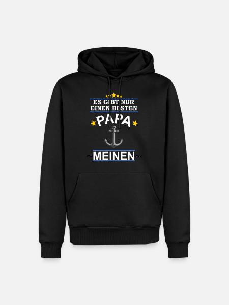 Dad Best - Men’s Premium Organic Hoodie - black