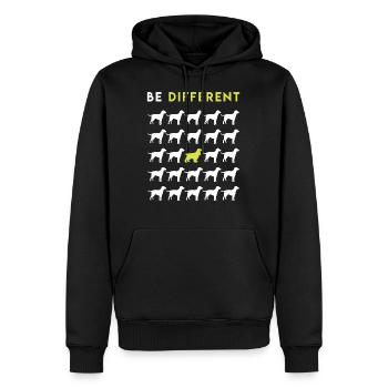 Cocker Spaniel - Sweat à capuche Premium bio Homme - noir - Devant - Nico (187cm)