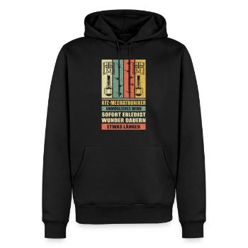 Kfz-Mechatroniker Kfz-Mechaniker Geschenk - Männer Premium Bio Hoodie - Schwarz - Vorne - Nico (187cm)