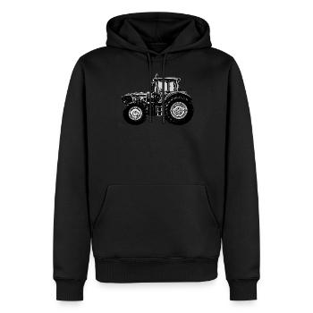 Steyr Tracteur Steyr Austria /Agriculteur / Enfant du village - Sweat à capuche Premium bio Homme - noir - Devant - Nico (187cm)