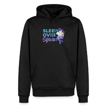 Kinder Sleepover Druck | Sleepover Kader Geschenk - Männer Premium Bio Hoodie - Schwarz - Vorne - Nico (187cm)