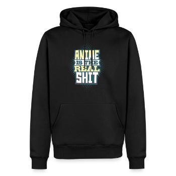 Anime - Männer Premium Bio Hoodie - Schwarz - Vorne - Nico (187cm)