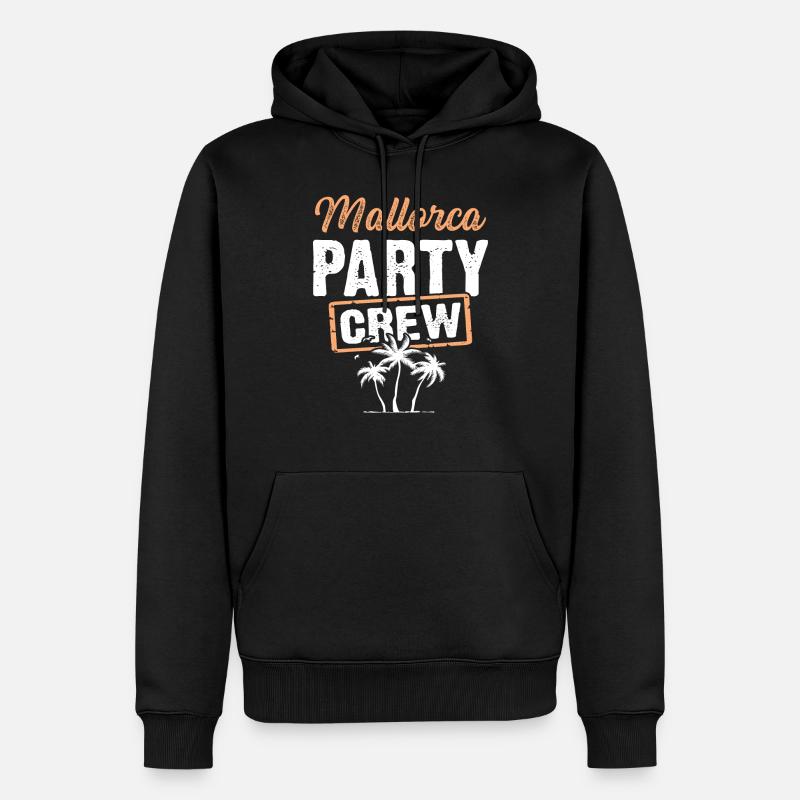 Mallorca Party Crew - Sweat à capuche Premium bio Homme - noir