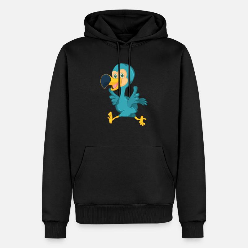 Dodo Vogel - Sweat à capuche Premium bio Homme - noir