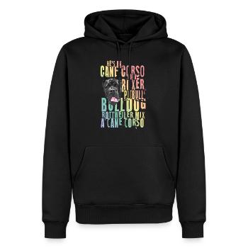 Cane Corso für einen Cane Corso Besitzer Cane - Männer Premium Bio Hoodie - Schwarz - Vorne - Nico (187cm)