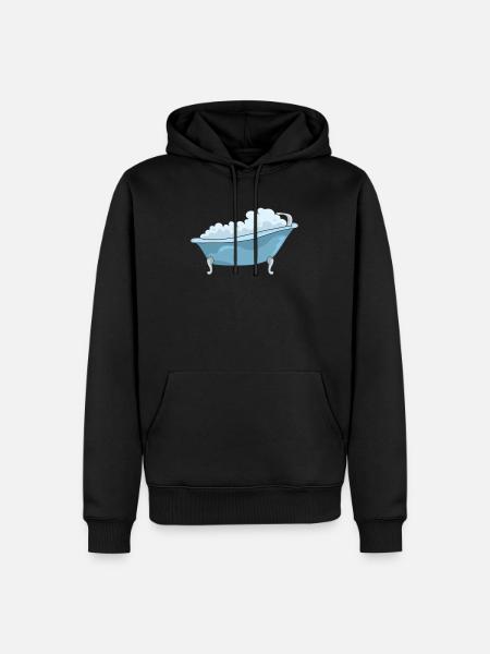 bathtub - Men’s Premium Organic Hoodie - black