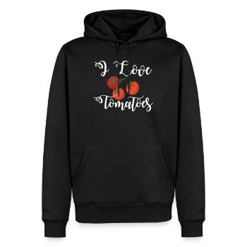 Tomates jardiniers amateurs | Jardin jardin cadeau jardinier - Sweat à capuche Premium bio Homme - noir - Devant - Nico (187cm)