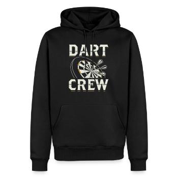 Dart Darten Darts Darter Dartmannschaft Geschenk - Männer Premium Bio Hoodie - Schwarz - Vorne - Nico (187cm)