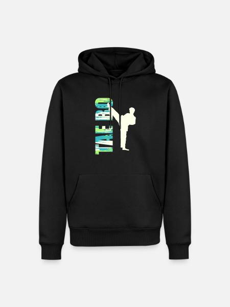 Tae Bo, an international martial art - Men’s Premium Organic Hoodie - black