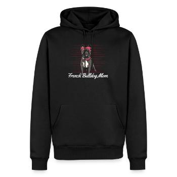 Französische Bulldogge French Bulldog Mom Geschenk - Männer Premium Bio Hoodie - Schwarz - Vorne - Nico (187cm)