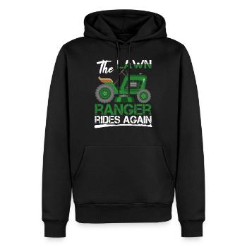 The Lawn Ranger Rides Again Lawn Mower - Sweat à capuche Premium bio Homme - noir - Devant - Nico (187cm)