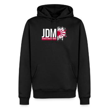 If one day the speed kills me.. / Paul Walker JDM - Männer Premium Bio Hoodie - Schwarz - Vorne - Nico (187cm)