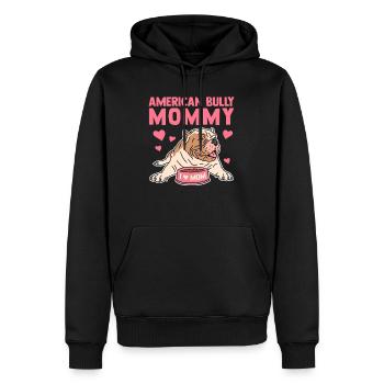 American Bully Mom Hundebesitzer Frauchen Geschenk - Männer Premium Bio Hoodie - Schwarz - Vorne - Nico (187cm)