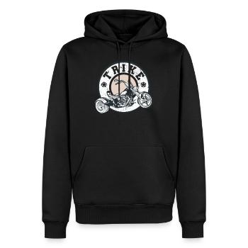 Trike Trike Pilote Trike Moteur Trike Vintage - Sweat à capuche Premium bio Homme - noir - Devant - Nico (187cm)