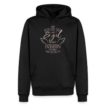 Erzieherin - Männer Premium Bio Hoodie - Schwarz - Vorne - Nico (187cm)