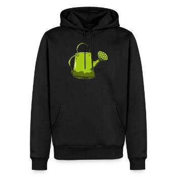 Gießkanne Gärtner Garten - Männer Premium Bio Hoodie - Schwarz - Vorne - Nico (187cm)