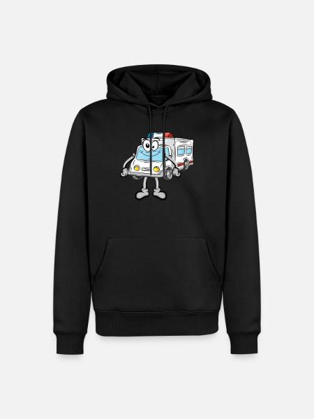 Ambulance Ambulance Service - Men’s Premium Organic Hoodie - black