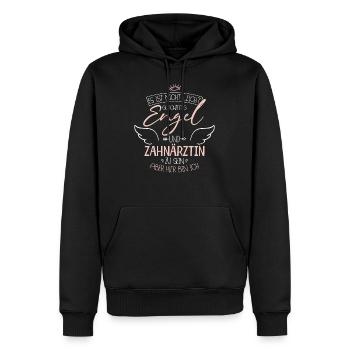 Zahnärztin - Männer Premium Bio Hoodie - Schwarz - Vorne - Nico (187cm)
