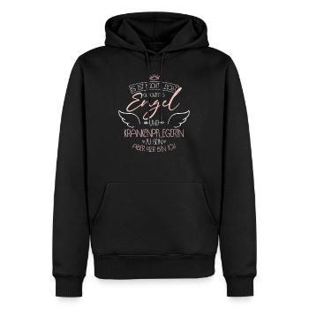 Krankenpflegerin - Männer Premium Bio Hoodie - Schwarz - Vorne - Nico (187cm)