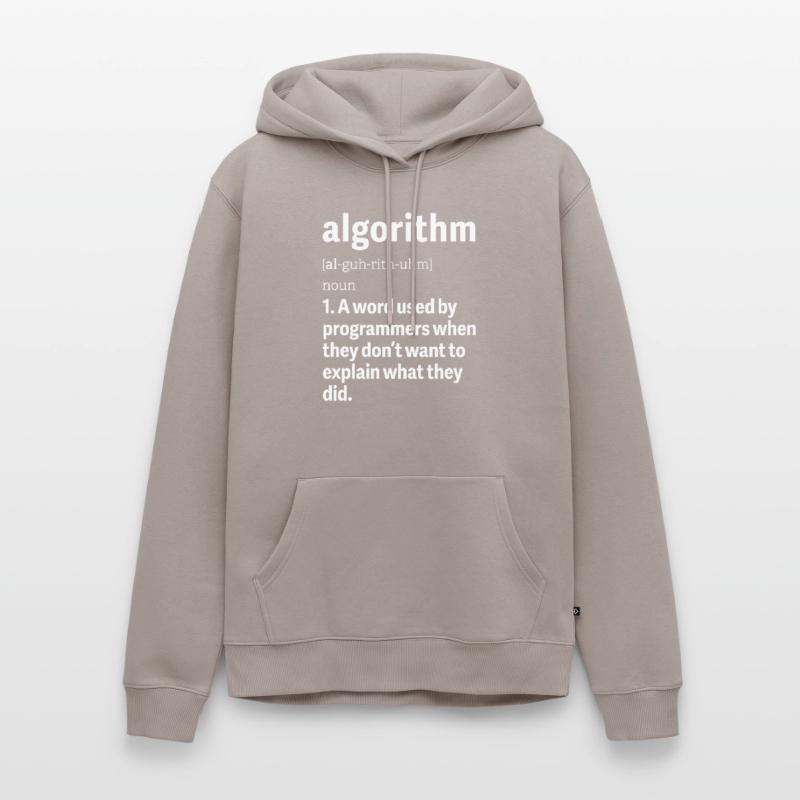 Programmeur problème-Solving Engineering Algorithms Sweat à capuche Premium bio Homme