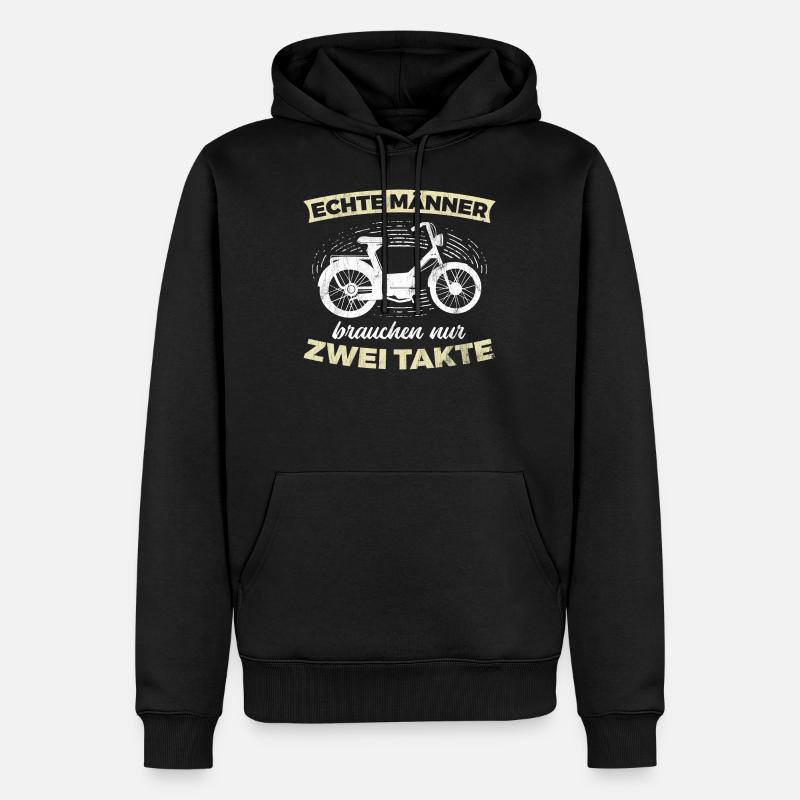 Mofa Geschenk - Männer Premium Bio Hoodie - Schwarz
