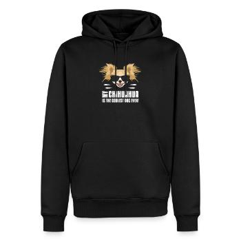 Mein Chihuahua ist der Coolste - Männer Premium Bio Hoodie - Schwarz - Vorne - Nico (187cm)