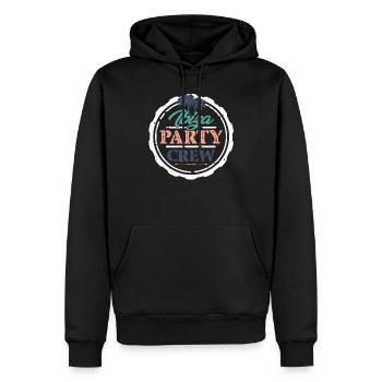 Ibiza Party Crew - Männer Premium Bio Hoodie - Schwarz - Vorne - Nico (187cm)