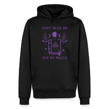 Wicca Witchcraft Witchcraft Witches Magical - Men’s Premium Organic Hoodie - black - Front - Nico (187cm)