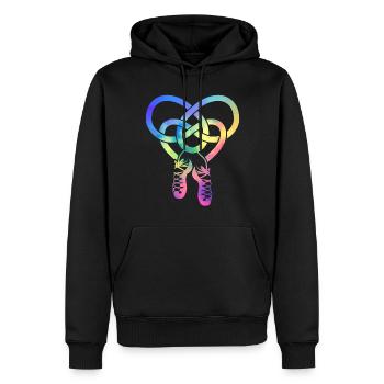 Irish tap dance - Men’s Premium Organic Hoodie - black - Front - Nico (187cm)