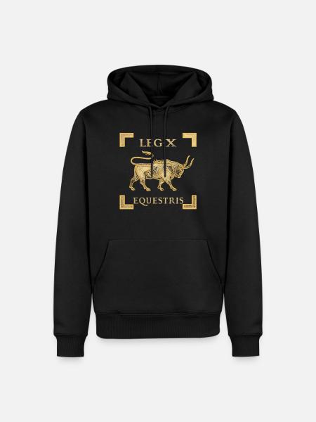 Legio X Equestris Julius Caesar - Men’s Premium Organic Hoodie - black