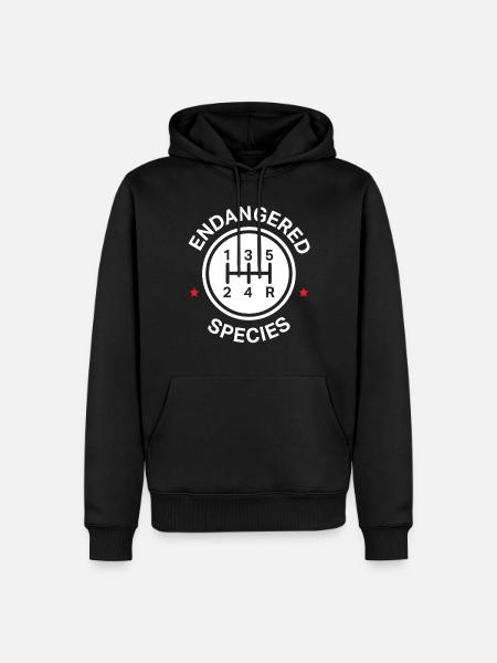 Manual transmissions, Manual shifting - Men’s Premium Organic Hoodie - black
