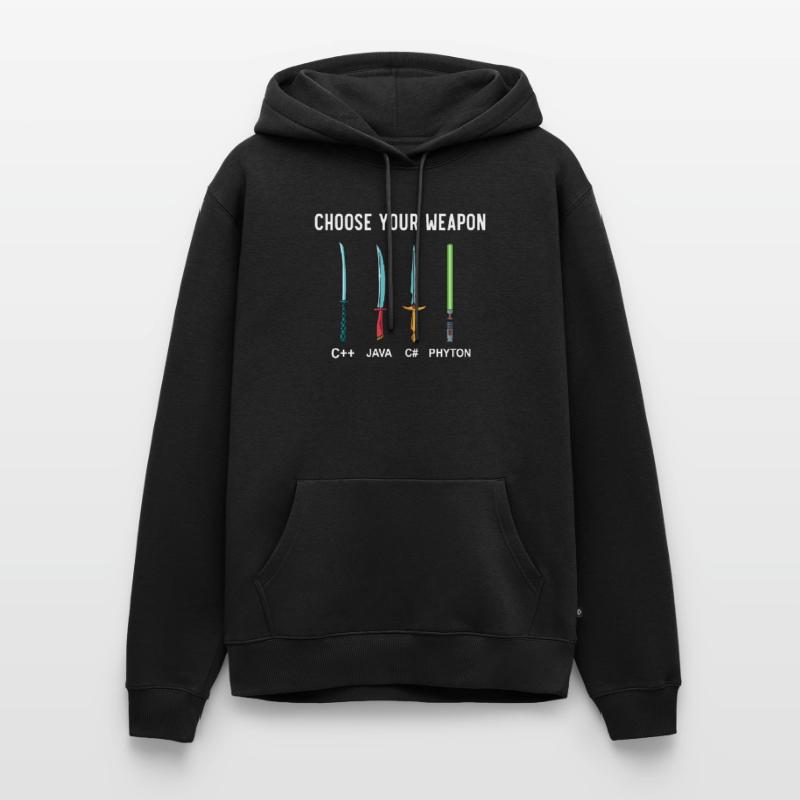 PHYTON PROGRAMMER Programmation Encodage d’encodeur Sweat à capuche Premium bio Homme