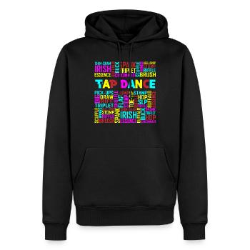 Tap Dance, Tapeur, Irish Dance - Männer Premium Bio Hoodie - Schwarz - Vorne - Nico (187cm)