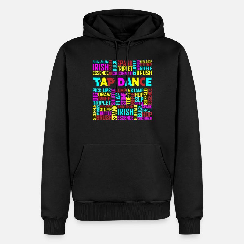 Tap Dance, Tapeur, Irish Dance - Männer Premium Bio Hoodie - Schwarz
