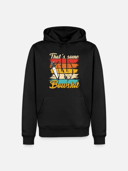 Archery, Archer, Bows, Bows - Men’s Premium Organic Hoodie - black